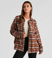 Button Up Fab Flannel Top