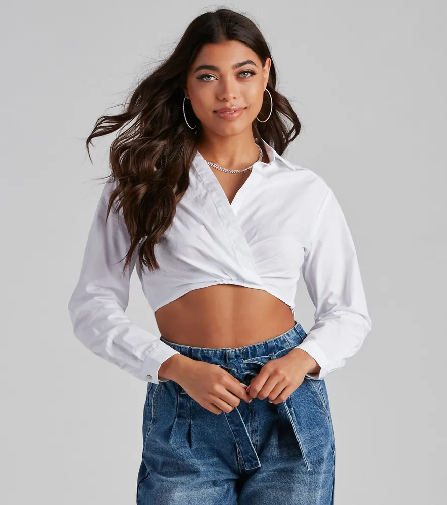 Preppy Crop Top 