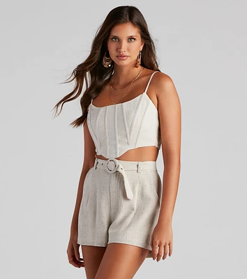 Grade A Linen Bustier