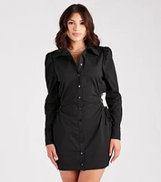 Stylish Surprise Lattice Side Tunic Top