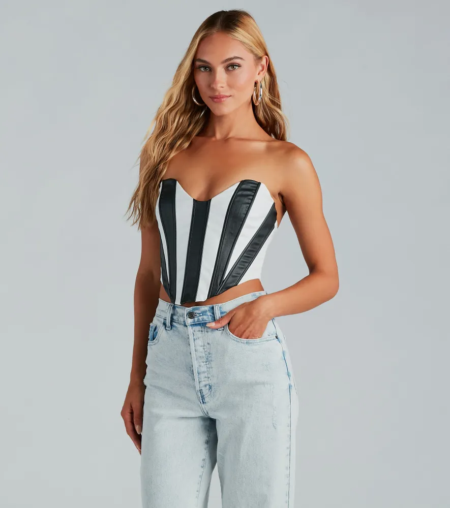 Sequined Corset-style Top