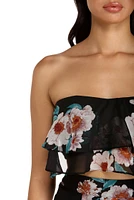 Lovely Floral Crop Top