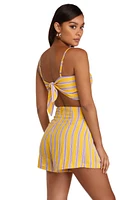 Just My Kind Of Stripe Top