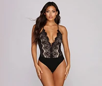 Eyelash Lace Bodysuit