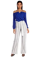 Sophisticated Chiffon Strapless Top
