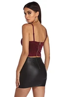 Hard To Get Bustier Top