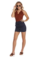 Scalloped Lace Bodysuit