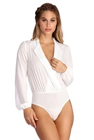 Looking Fresh Chiffon Bodysuit