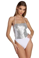 Reign & Shine Sequin Bodysuit
