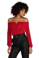 Sophisticated Chiffon Strapless Top