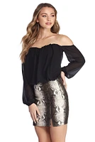 Feelin' Bubbly Chiffon Top