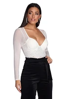 What An Angel Bustier Bodysuit
