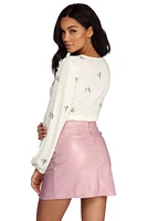 Spring Into Action Wrap Blouse