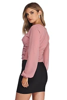 Swept Away Chiffon Blouse