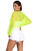 Your Move Fishnet Crop Top
