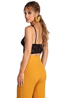 Cropped Crochet Top
