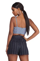 Cropped Crochet Top