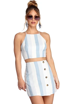 Fall Line Crop Top