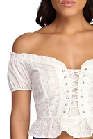 Lovely Lace Crop Top