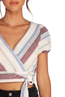 Adore Me Linen Crop Top