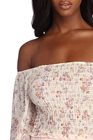 Sweet Stuff Smocked Blouse