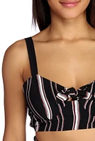 Set Stripes Crop Top