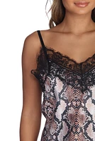 It's A Snack Satin Tank Top