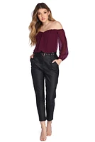 Feelin' Bubbly Chiffon Top