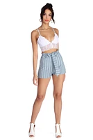 Social Butterfly Lace Crop Top