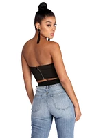 Sweet Stuff Banded Crop Top
