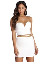 Sweet Stuff Banded Crop Top