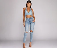 Off The Chain Mail Top