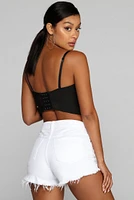 Star Hand Studded Bustier
