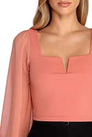 Up A Notch Crop Top