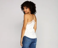 Satin Sweet Tank Top