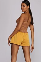 Sweet Floral Smocked Top