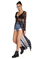 All You Eyelash Lace Duster