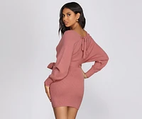 Sultry Sweater Dress