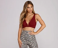 Take The Plunge Crop Top