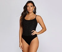 Shine Brighter Heat Stone Bodysuit