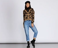 Won't Stop Leopard Print Cardigan