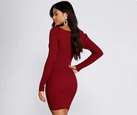 All About Knit Sweater Dress