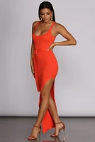 Seductive And Slinky Maxi Dress