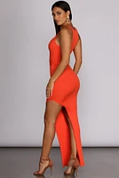 Seductive And Slinky Maxi Dress