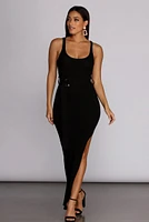 Seductive And Slinky Maxi Dress