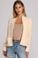 Want It Shawl Knit Cardigan