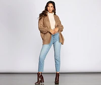 Layered Cutie Cable Knit Cardigan