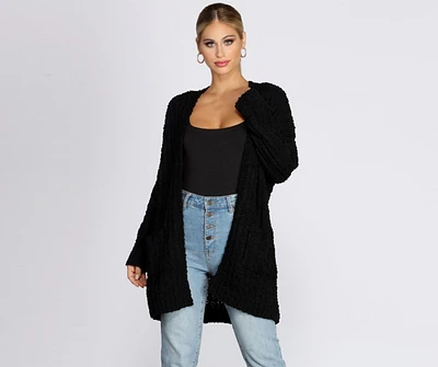 Sweet And Cozy Oversized Cardigan