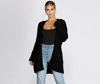 Sweet And Cozy Oversized Cardigan