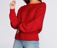 Off The Shoulder Cozy Sweater
